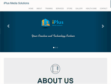 Tablet Screenshot of iplusmediasolutions.com